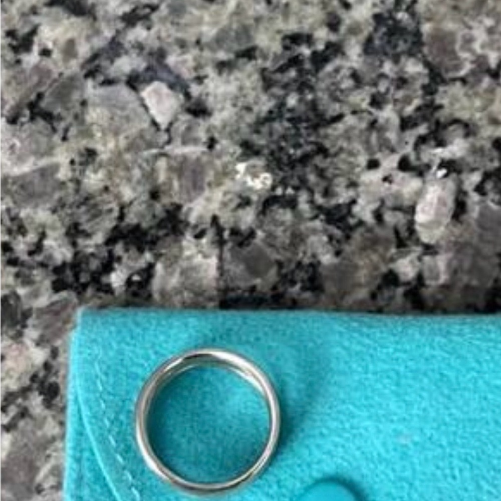 Tiffany & Co Elsa Peretti 18K White Gold Wave Five-row Ring Sz 4.5. - Picture 2 of 8